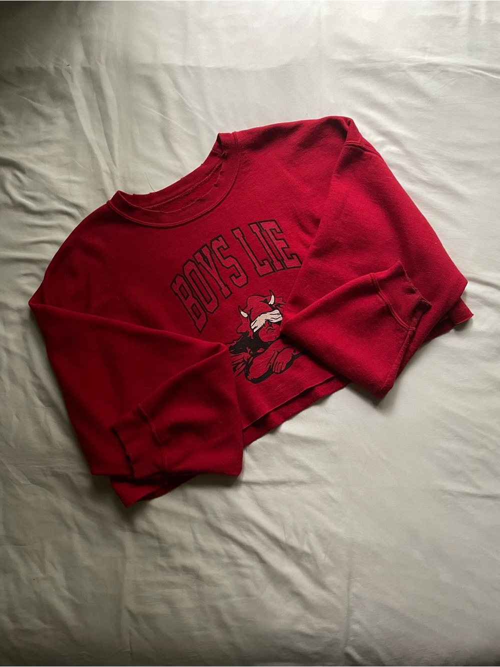 Boys Lie Red Sweatshirt